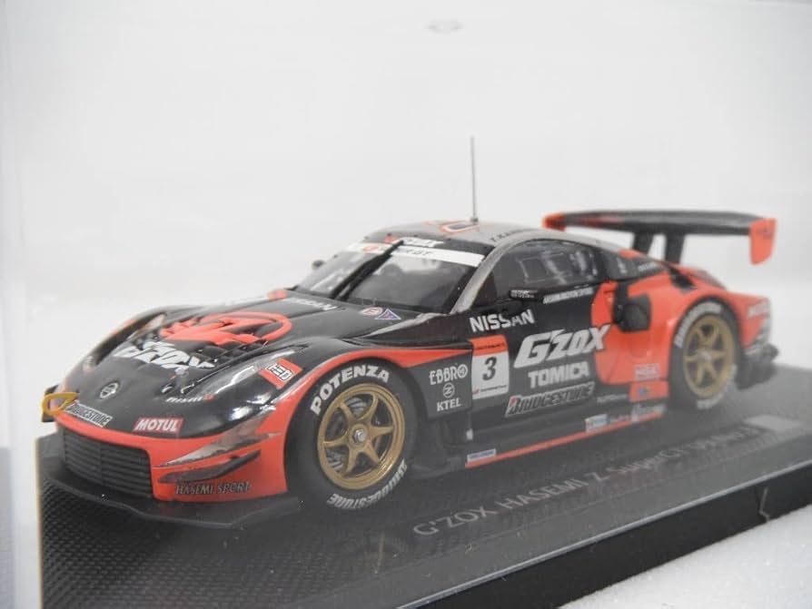Amazon | EBBROエブロ『1/43 Super GT 2005#3 G'ZOX-HASEMI Z 黒